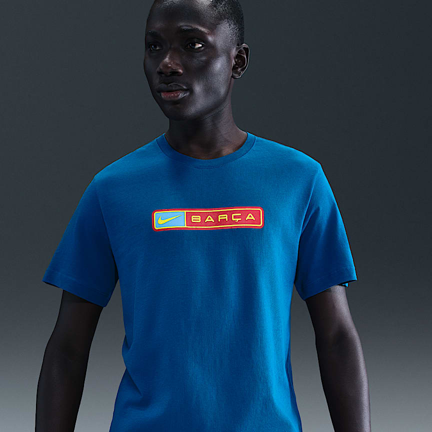 F.C. Barcelona Women's Nike Football T-Shirt. Nike RO